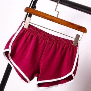 SOLD ❌ Canyon Red” Cotton Shorts